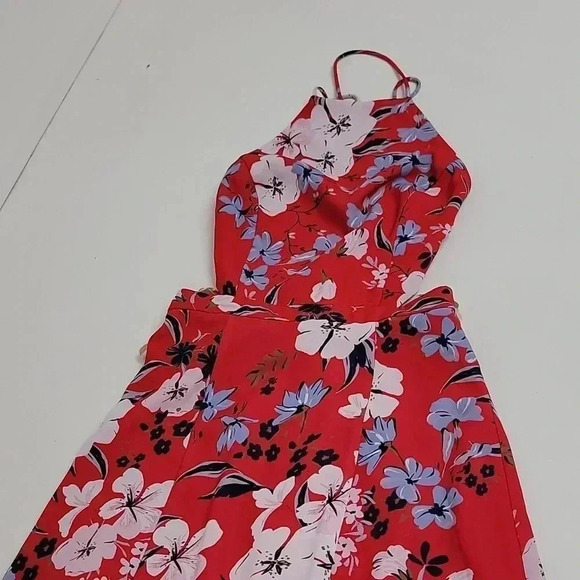 Fame And Partners Women's Floral-Print Halter Maxi Dress - Picture 8 of 13